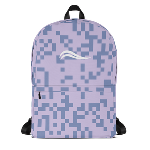 Swirl Backpack - Purple Pixel