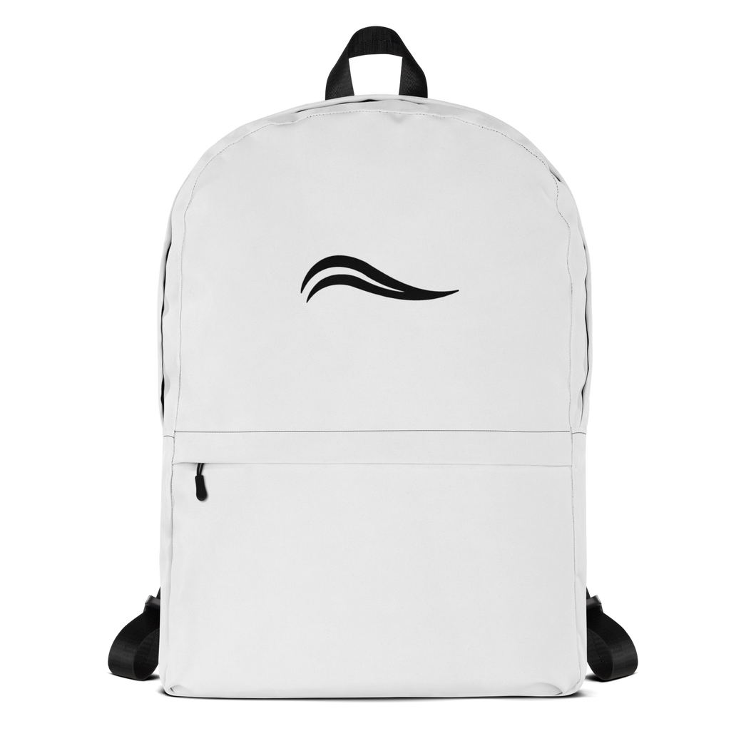 Swirl Backpack - White