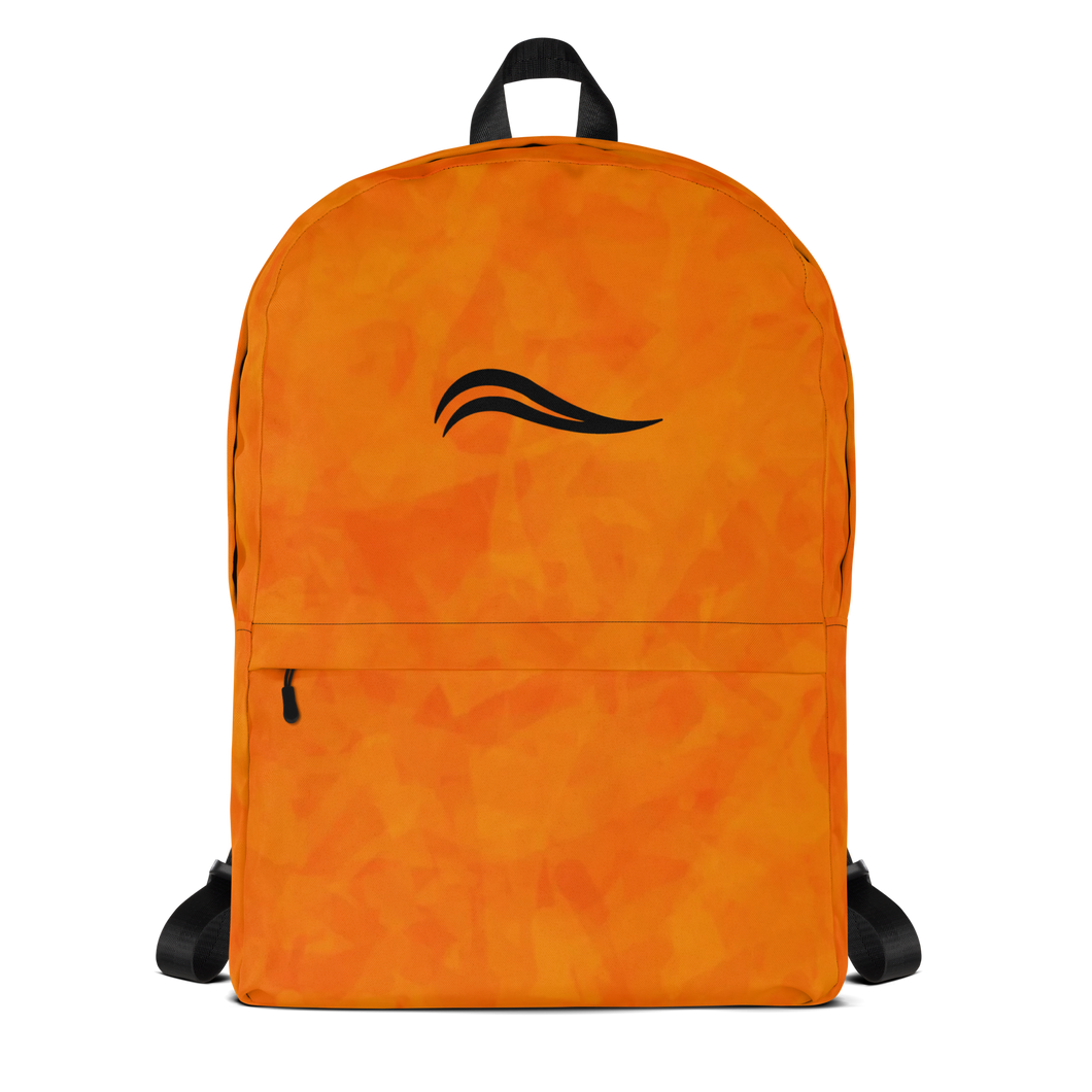 Swirl Backpack - Big Orange