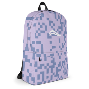 Swirl Backpack - Purple Pixel