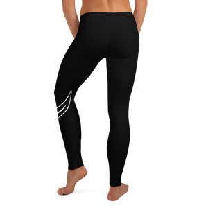 Swirl Leggings - Black