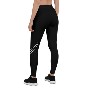 Swirl Leggings - Black