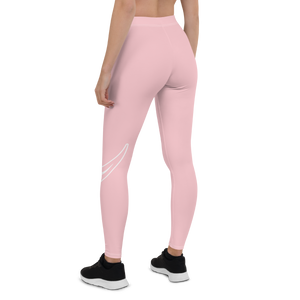 Swirl Leggings - Pink