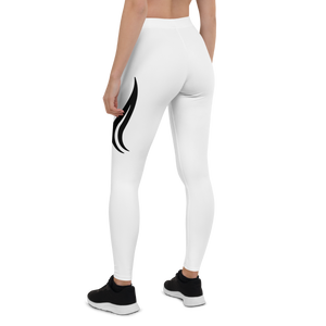 Swirl Leggings - White