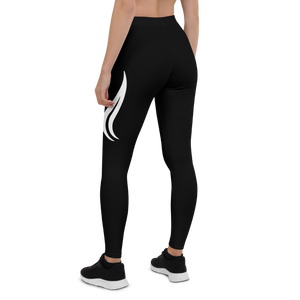 Swirl Leggings - Black