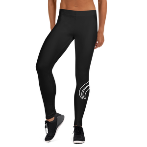 Swirl Leggings - Black