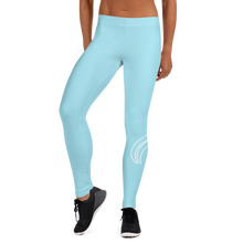 Load image into Gallery viewer, Swirl Leggings - Light Blue
