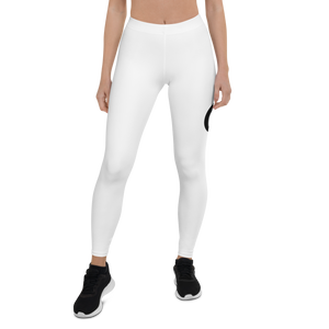 Swirl Leggings - White