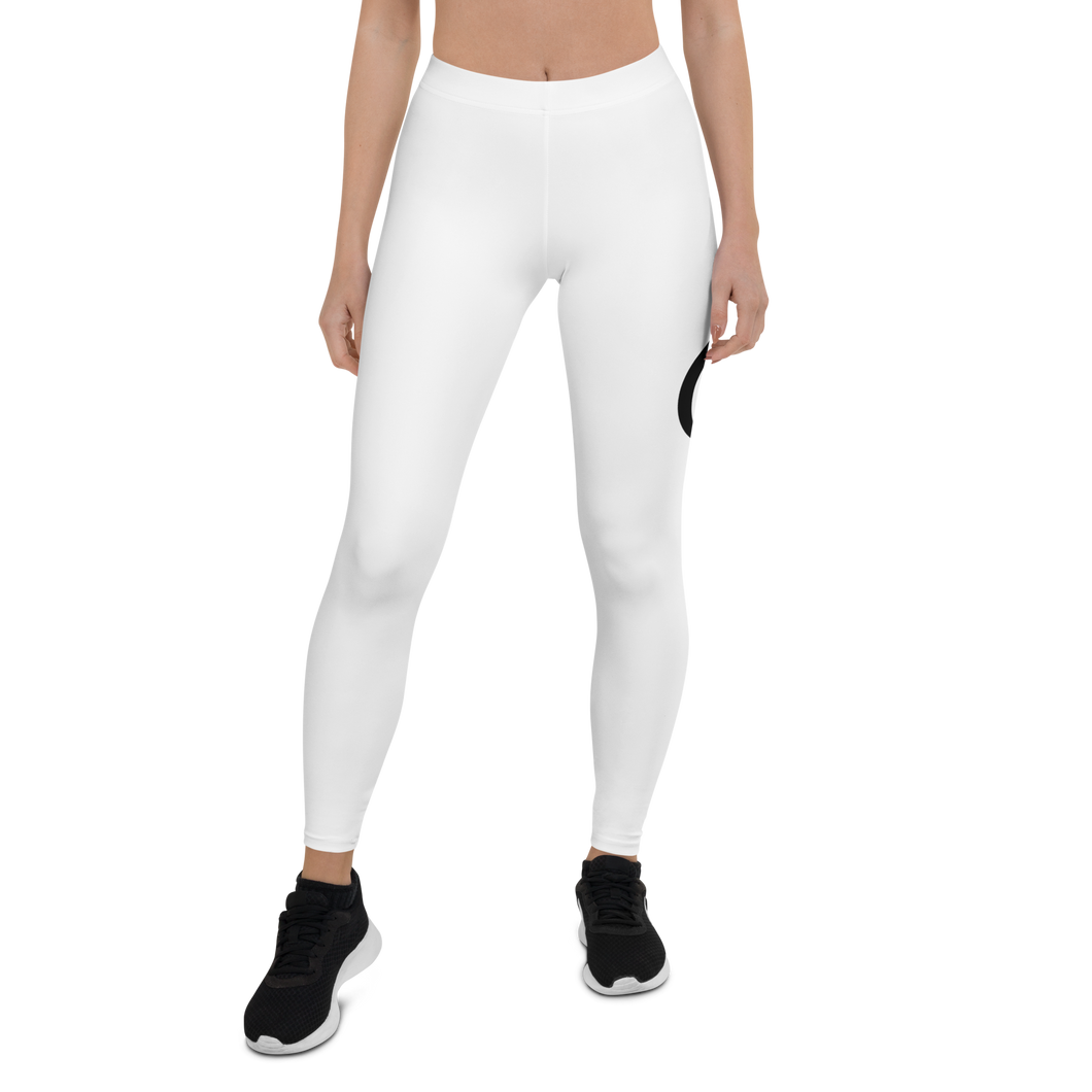 Swirl Leggings - White