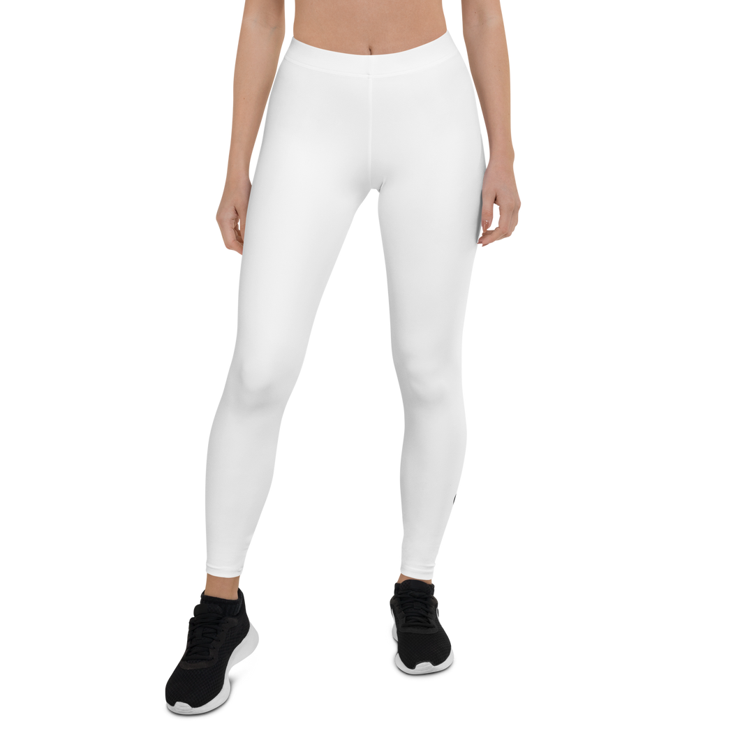 Swirl Leggings - White