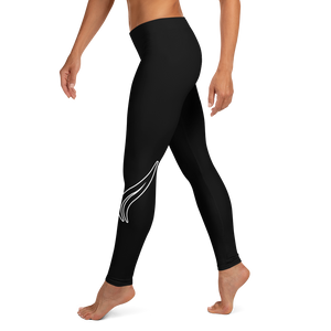 Swirl Leggings - Black