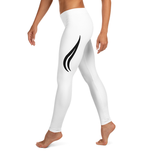 Swirl Leggings - White