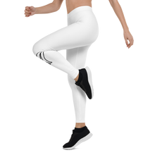 Load image into Gallery viewer, Swirl Leggings - White
