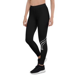 Swirl Leggings - Black