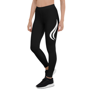 Swirl Leggings - Black