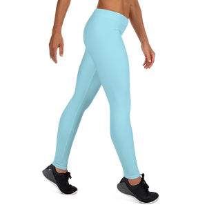 Swirl Leggings - Light Blue