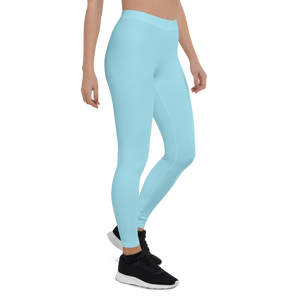 Swirl Leggings - Light Blue