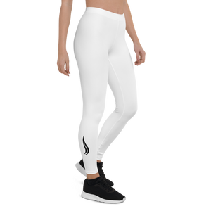 Swirl Leggings - White