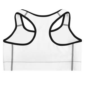 Swirl Sports Bra - White