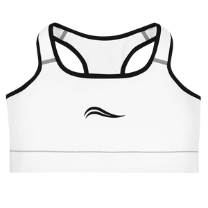 Swirl Sports Bra - White