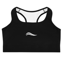 Load image into Gallery viewer, Swirl Sports Bra - Black
