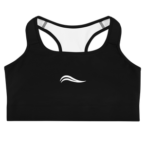 Swirl Sports Bra - Black