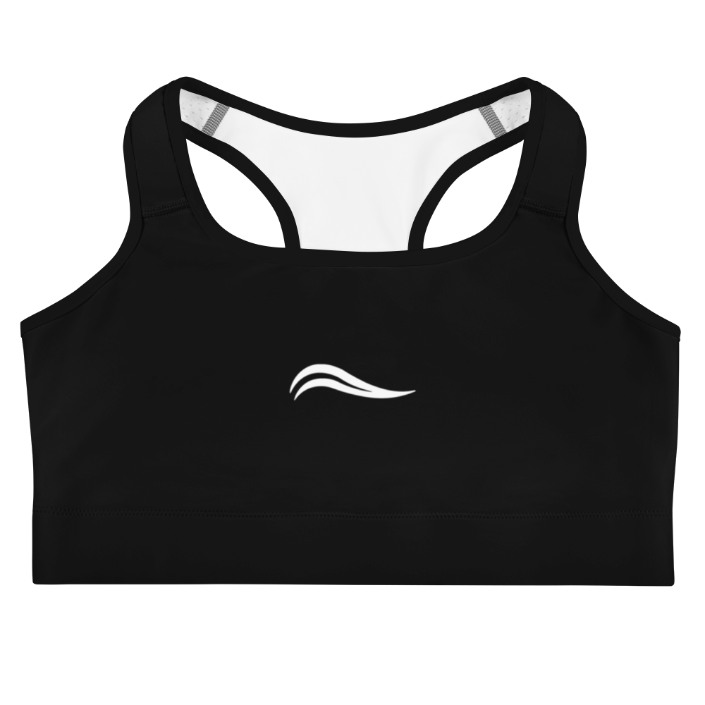 Swirl Sports Bra - Black