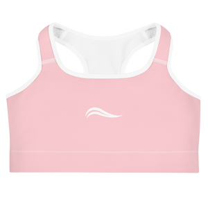 Swirl Sports Bra - Pink