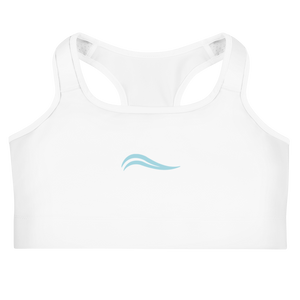 Swirl Sports Bra - Light Blue