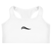 Load image into Gallery viewer, Swirl Sports Bra - White
