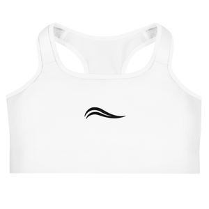 Swirl Sports Bra - White