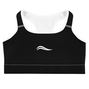 Swirl Sports Bra - Black