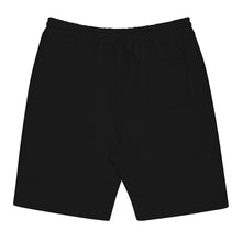 Load image into Gallery viewer, Men&#39;s Swirl Fleece Shorts - Black/White
