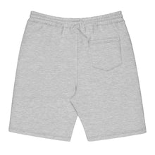 Load image into Gallery viewer, Men&#39;s Swirl Fleece Shorts - Black/White
