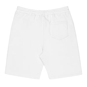 Men's Swirl Fleece Shorts - Black/White