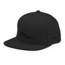 Load image into Gallery viewer, Swirl Snapback Blackout
