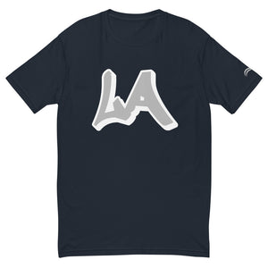 LA Slick D L A T-Shirt - Grey