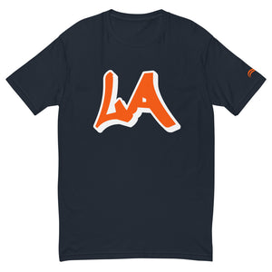 LA Slick D L A T-Shirt - Orange