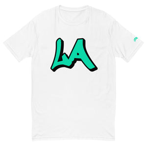 LA Slick D L A T-Shirt - Teal