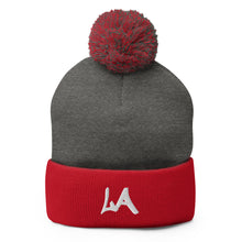 Load image into Gallery viewer, LA Slick D L A Pom Beanie
